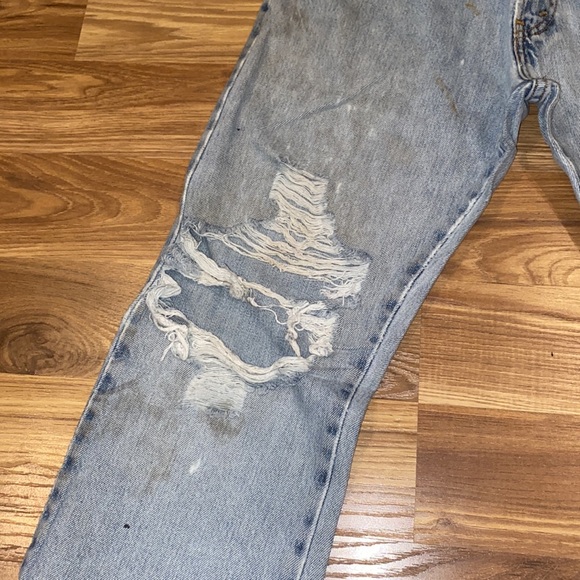 Levi’s 517 Bootcut Worn & Worked-in Distressed Jeans Mens size 32 x 32 - Picture 4 of 16